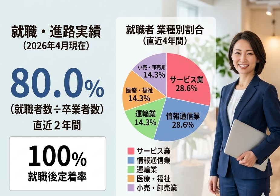 就職実績グラフ